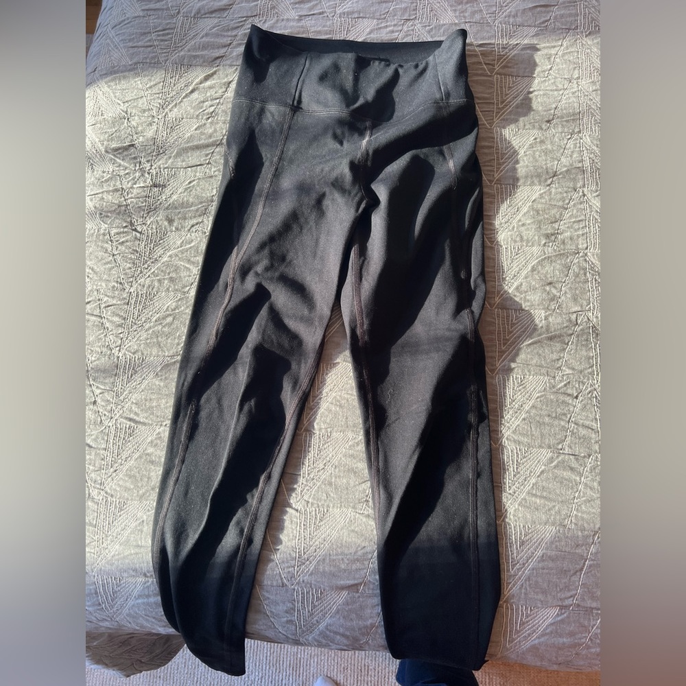 Girlfriend Collective High Waisted Black Leggings (compressive)